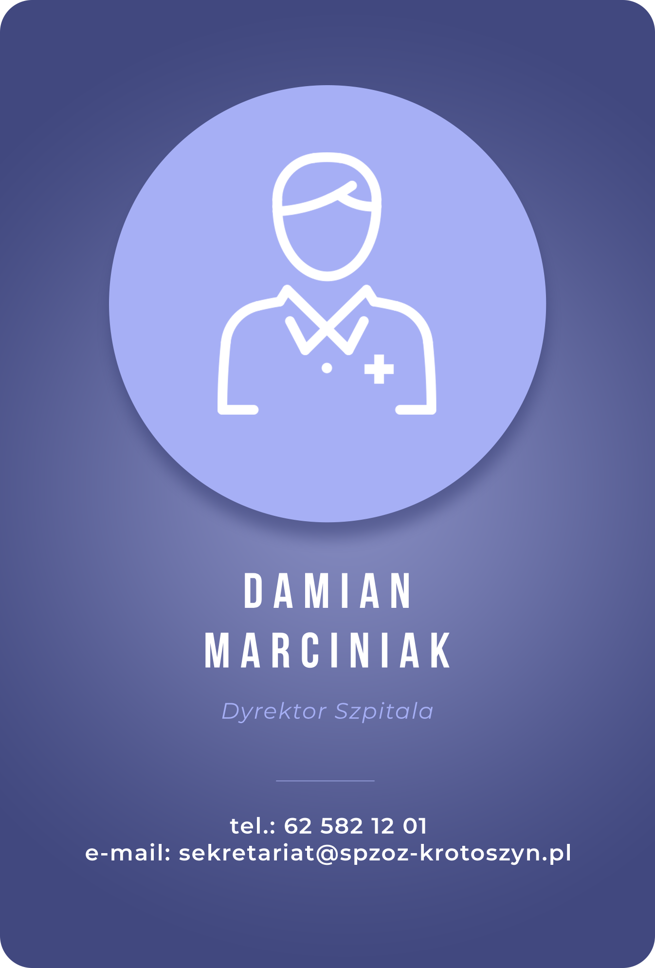 Dyrektor Damian Marciniak