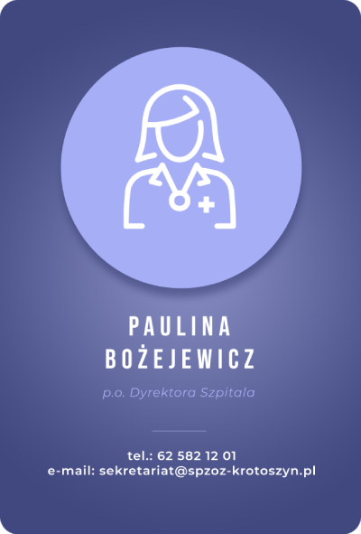 p.o. Dyrektora Paulina Bożejewicz